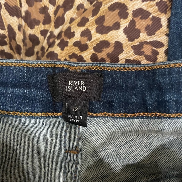 NWT River Island Molly cropped mid rise jegging jean 12 - Picture 4 of 6